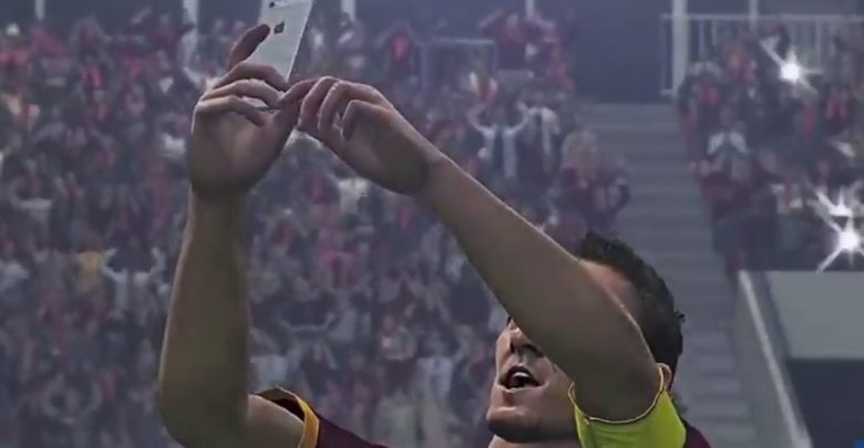 Pes 2016, Esultanze: c'è il Selfie di Totti