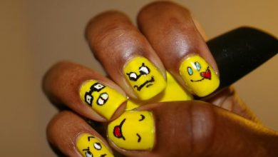 Photo of Nail Art Facili: Emoticon Dispettose