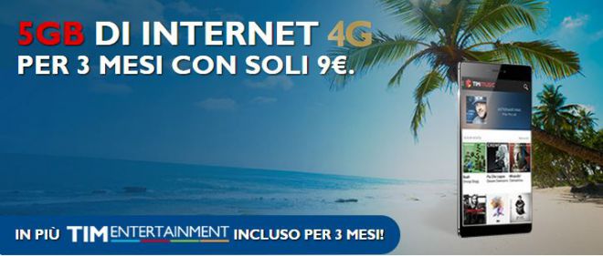 tim supergiga Offerta Tim SuperGiga 2015: Nove Euro 5GB di Internet