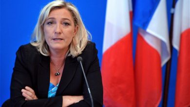 Photo of Marine Le Pen (Front National) in testa Elezioni Francia