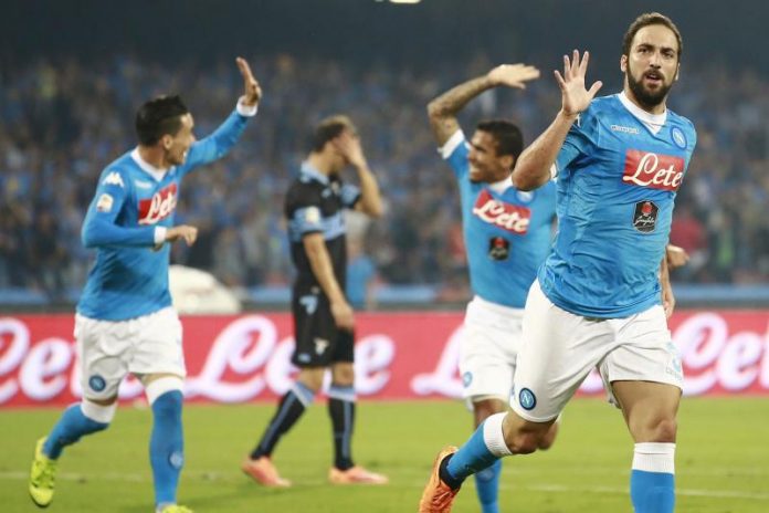 Napoli-Higuain Diretta Gol Serie A: live tv e streaming gratis (10ª giornata 2015-16)