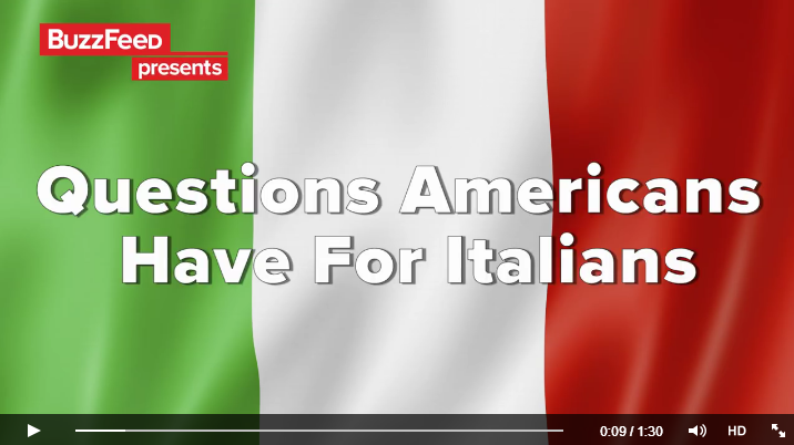 (Video) Le Domande che gli Americani farebbero agli Italiani