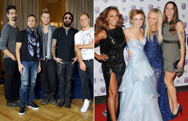 Spice Girls e Backstreet Boys in Tour insieme nel 2016?