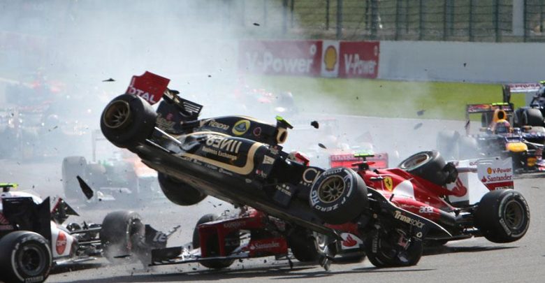 Incidente Romain Grosjean Gp Russia 2015 Formula 1 (Video)