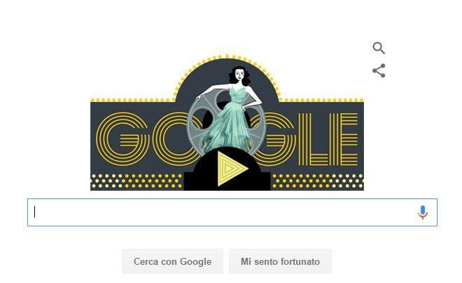 Google Doodle di oggi 9 novembre dedicato a Hedy Lamarr