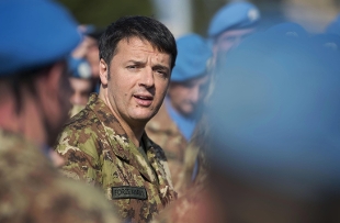 renzi libano Renzi in Libano in Mimetica:
