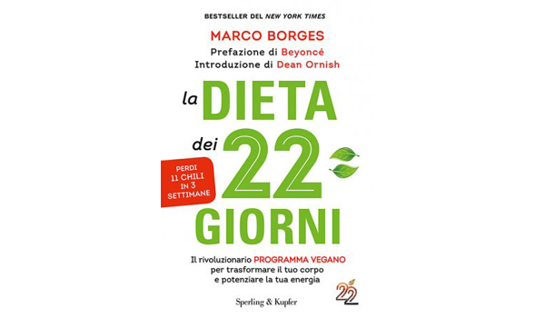 Libro Marco Borges "La Dieta dei 22 Giorni": Rivoluzionario programma Vegano