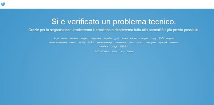 twitter-problema-tecnico-19-gennaio-2016 Twitter Non Funziona: è Down da Ore