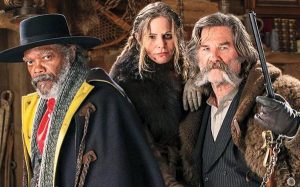 The Hateful Eight recensione del film in foto Samuel L Jackson e Kurt Russel