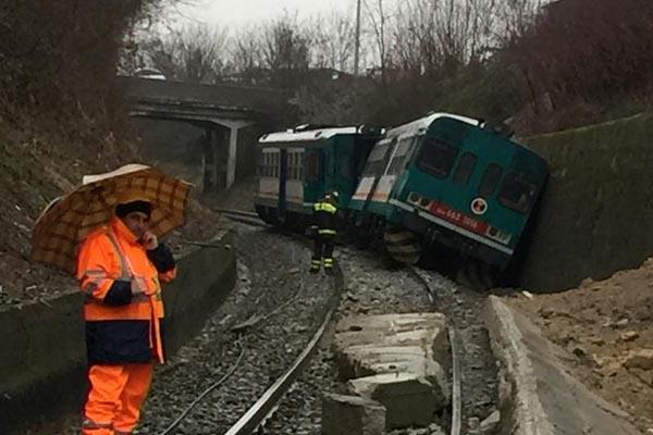 Treno Deragliato Oggi, a Biella per il Maltempo