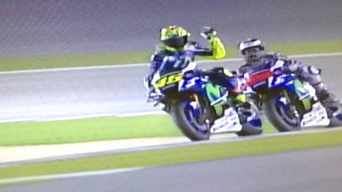 rossi-contro-lorenzo-qatar-2016 Video | Rossi contro Lorenzo Qualifiche Gp Qatar 2016