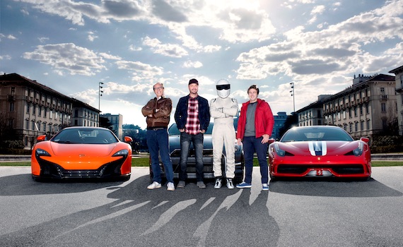 Prova nel traffico di Roma Top Gear Italia (Video)