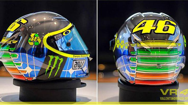 Moto Gp 2016 Mugello: Tutti i caschi di Valentino Rossi 1