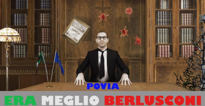 Povia, "Era meglio Berlusconi": Video della nuova canzone del cantante