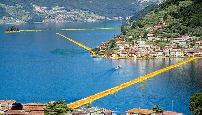 Passerella di Christo sul Lago Iseo: Video Inaugurazione