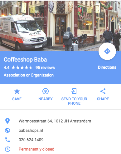 coffeeshop amsterdam