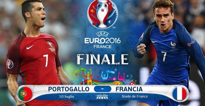 Portogallo-Francia Diretta TV e Streaming Gratis Europei 2016 su Rai.tv