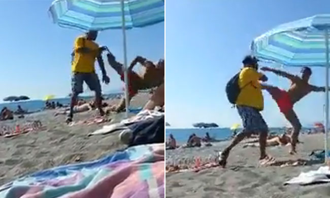 Extracomunitario Picchiato in Spiaggia in Calabria (Video)