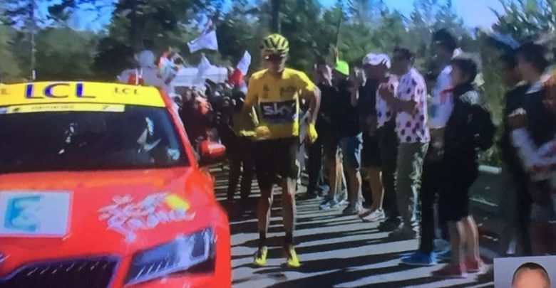 Video - Froome corre a piedi sul Mont Ventoux (Tour de France 2016)