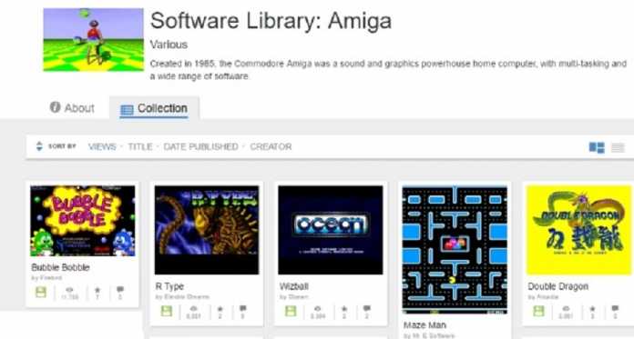 Internet-Archive-Amiga Archive rilancia Amiga: Diecimila giochi disponibili