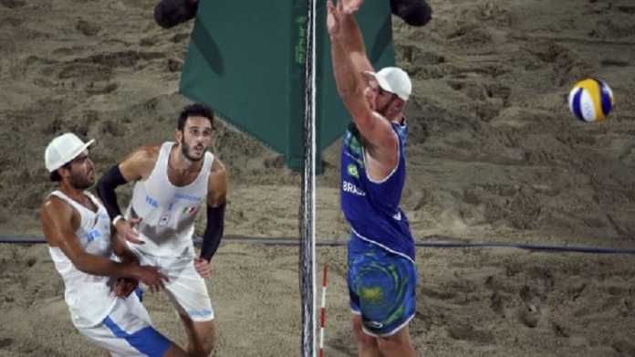 Lupo-Nicolai-Alison-Bruno Lupo-Nicolai Argento Beach Volley, il Brasile vince 2-0 (Rio 2016)
