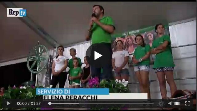 Il ballo di Salvini sulle note di andiamo a governare (Video)