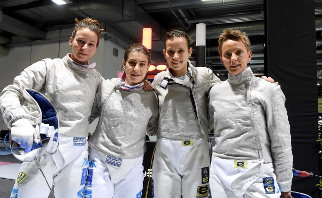 sciobola-femminile-italia-rio-2016 Ucraina-Italia 45-42 Sciabola a Squadre Femminile (Scherma Rio 2016)