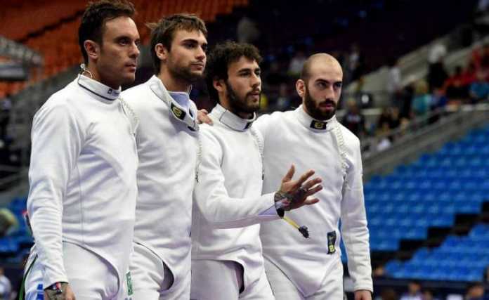 spada-maschile-squadra-2016 Italia Finale Spada a Squadre Uomini: Ucraina battuta (Scherma Rio 2016)