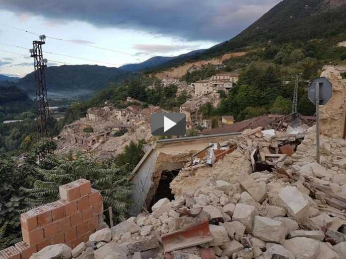 Sisma: Marche; Pescara del Tronto distrutta, si temono vittime Terremoto oggi 24 agosto 2016: Video e Foto 2