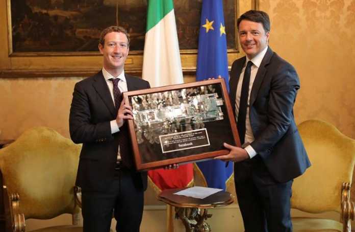 zuckerberg-renzi Zuckerberg da Renzi, a Roma il fondatore di Facebook
