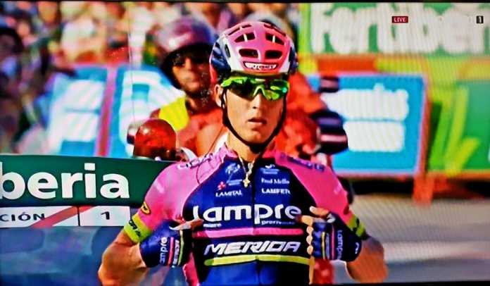 Valerio-Conti Valerio Conti Vittoria 13sima Tappa Vuelta di Spagna (Video)