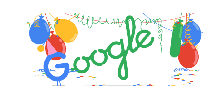 doodle-27-settembre-2016 Doodle Google di oggi (27 settembre), dedicato al 18° Compleanno