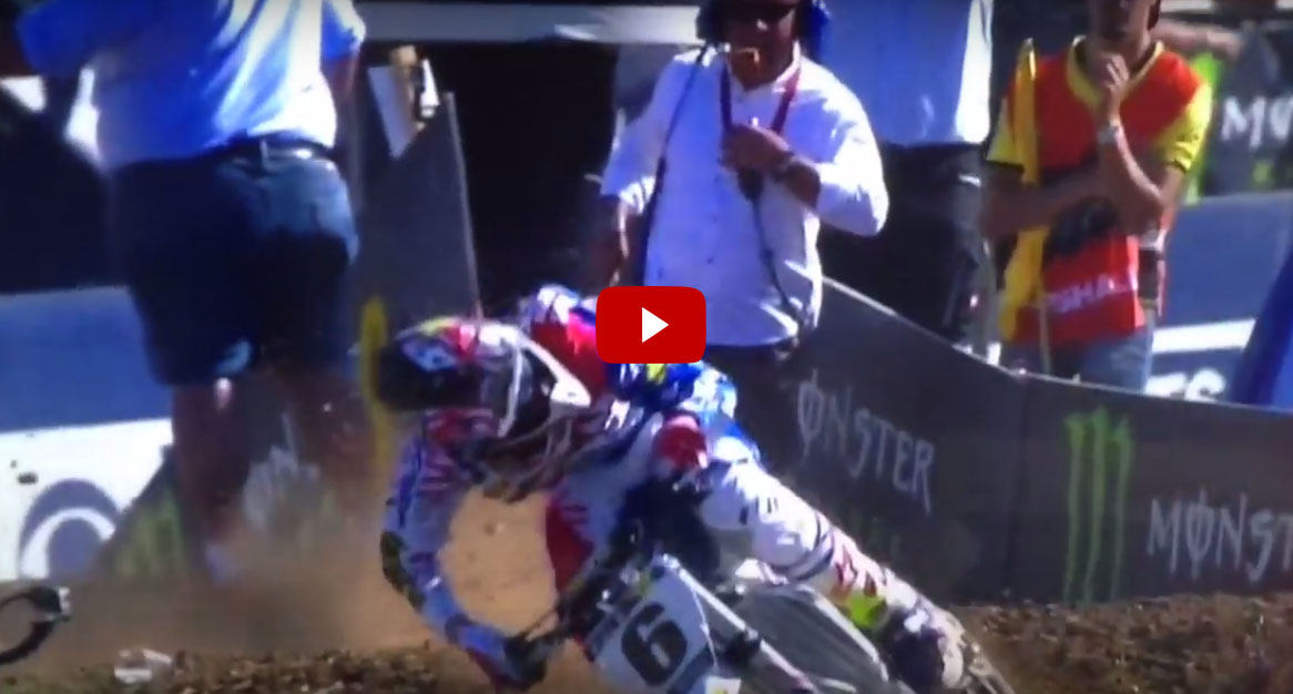 Incidente Jason Anderson Motocross delle Nazioni 2016 (Video)