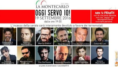 Photo of Raoul Bova e Claudio Amendola camerieri per l’iniziativa “Oggi Servo io, un’amatriciana per Amatrice” (Video)