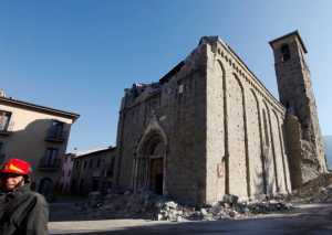 Terremoto Amatrice 30 ottobre: crollata la Chiesa di Sant'Agostino 