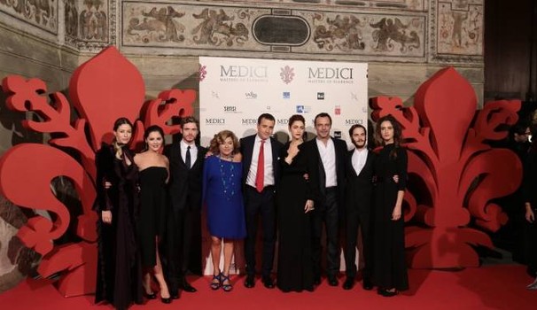 I Medici, il cast a Palazzo Vecchio: Foto a Firenze 1