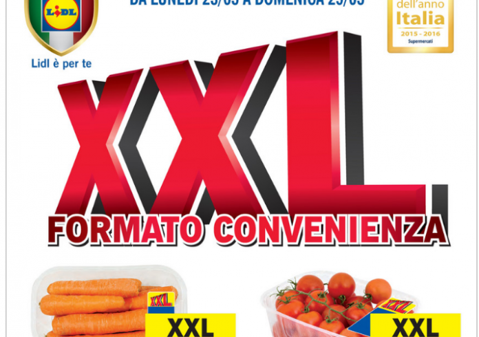 lidl-offerte-xxl Lidl: offerte XXL dal 10 al 16 ottobre 2016