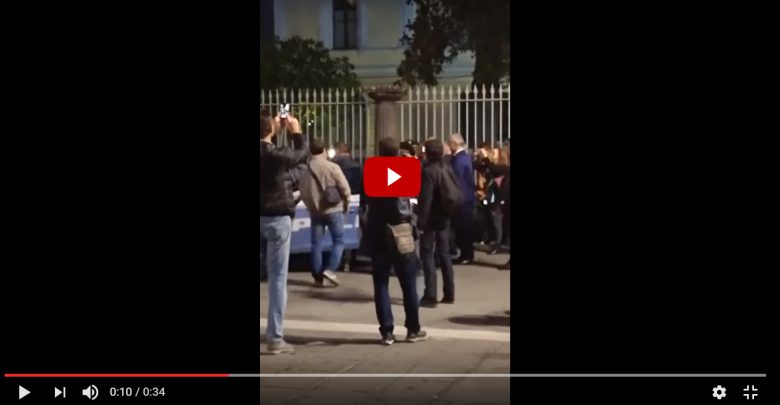 Abete fermato dalla Polizia ad Avellino (Video)