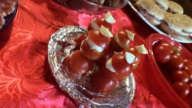 Photo of Ricette di Natale, Antipasti: Babbi Natale alla caprese