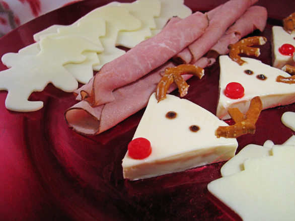 antipastinatale-renne Ricette di Natale, Antipasti: Renne di formaggio