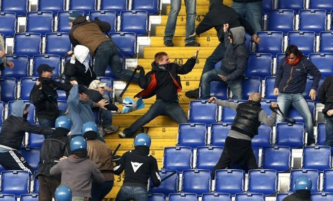 Lazio-Roma, scontri tra tifosi: 5 arresti prima del Derby