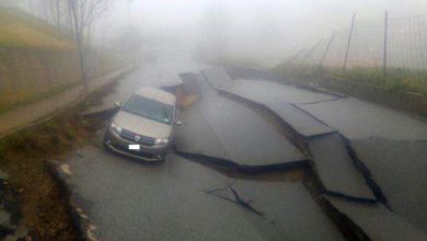 Photo of Latina: crolla la strada, un disperso