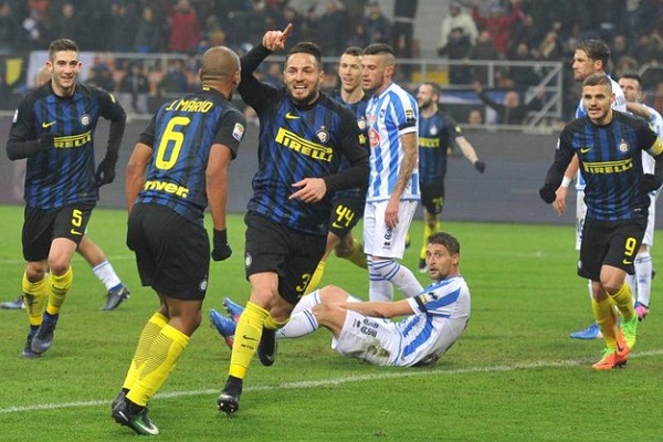 Voti Inter-Pescara 3-0, Fantacalcio Gazzetta dello Sport