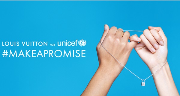 LouisVuitton-Unicef Make a Promise, Louis Vuitton e Unicef insieme per i bambini bisognosi