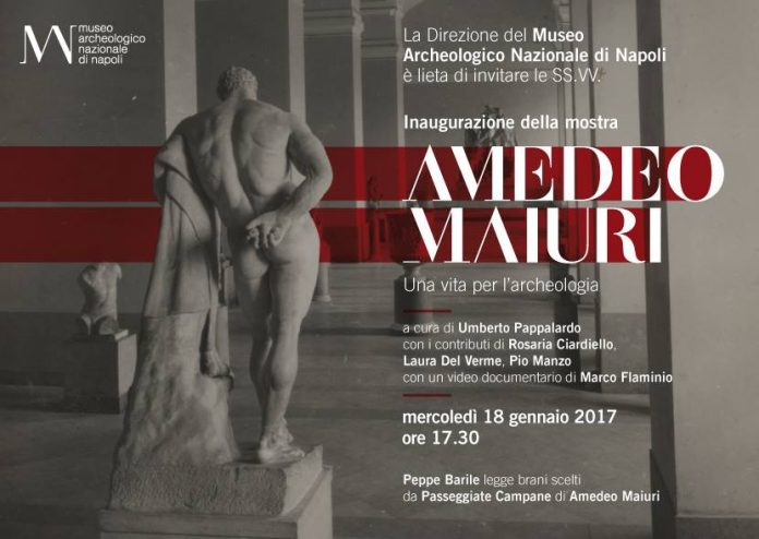 Mostra-Amedeo-Maiuri-Napoli Mostra Amedeo Maiuri al Museo Archeologico Nazionale di Napoli: Programma e Opere Esposte