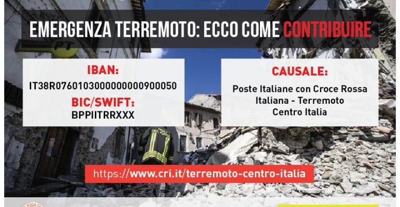 Donazioni Terremoto Centro Italia, soldi bloccati in Tesoreria