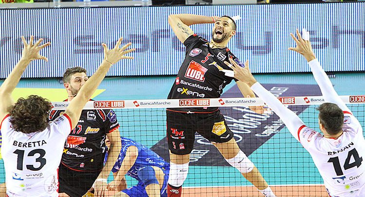 Pallavolo Coppa Italia 2017, la Lube Civitanova Marche batte la Diatec Trentino