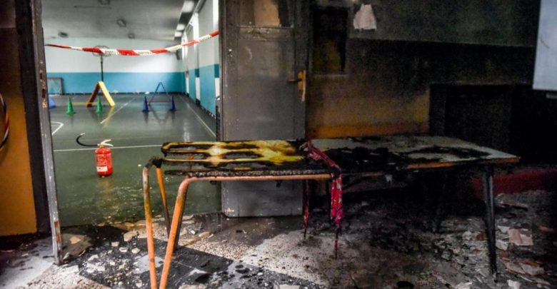 Milano, Incendio nella Scuola Elementare Giovanni Pascoli