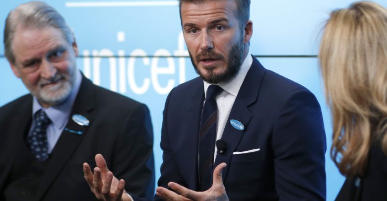 David Beckham, Mail Hackerata: parole dure contro UNICEF e Regina