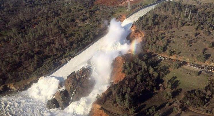 California, Diga di Oroville a rischio esondazione